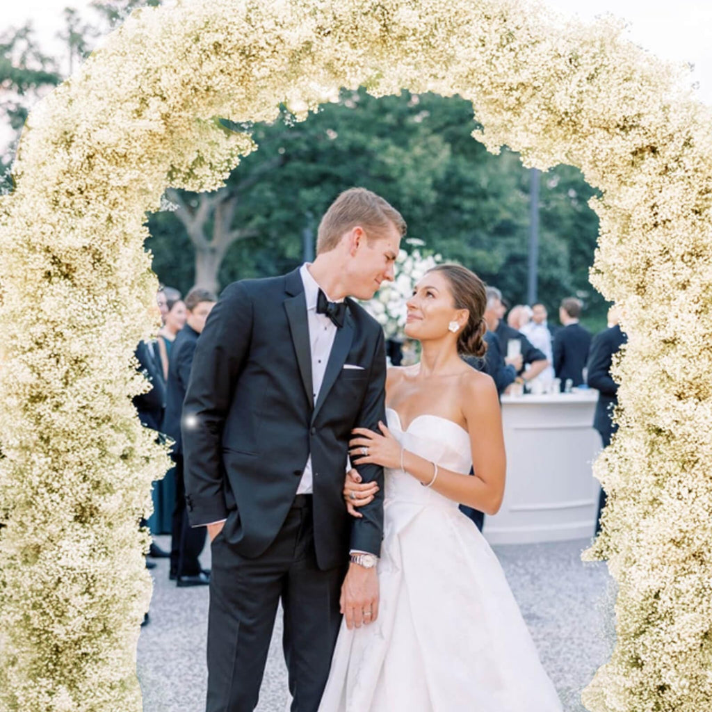 2000+ Dried Babys Breath Flowers Bulk - 17'' Ivory White Dried Flower Bouquet, Real Natural Gypsophila Branches For Vase Filler,