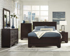 Coaster Home Furnishings 204391Q Platform Bed, Dark Cocoa