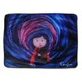 Surreal Entertainment Coraline Jones Oversized Plush Throw Blanket - Cozy Sherpa Cover For Sofa, Bed - Super Soft Fleece Blanket