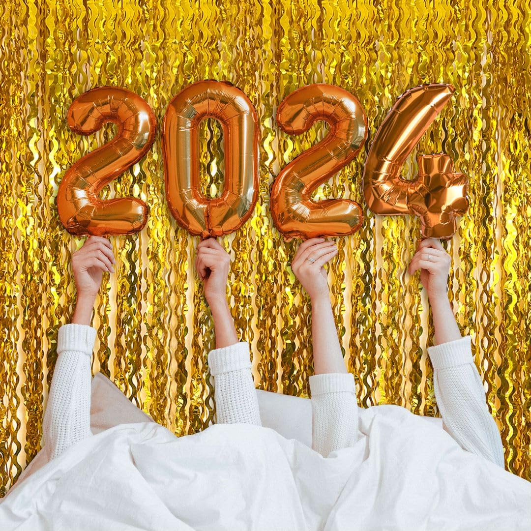 Gold Backdrop Curtains, Gold Birthday Decorations, Gold Wall Decor, Baby Shower Decorations, Bachelorette Party Decorations, Ann