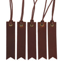 Vantoo Genuine Leather Bookmarks With Tassel For Men Women, Handmade Page Markers For Book Reading, Perfect Gift For Reader Writ