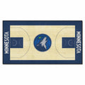 FANMATS 9330 Minnesota Timberwolves Large Court Runner Rug - 30in. x 54in.