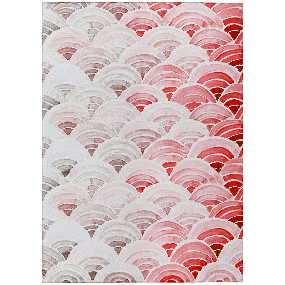 Dalyn Rugs Seabreeze Sz5 Red Washable 2'6&quot; X 3'10&quot; Indoor Outdoor Area Rug, Easy Clean, Machine Washable, Non Shedding, Bedroom, Living Room, Dining Room, Kitchen, Patio Rug