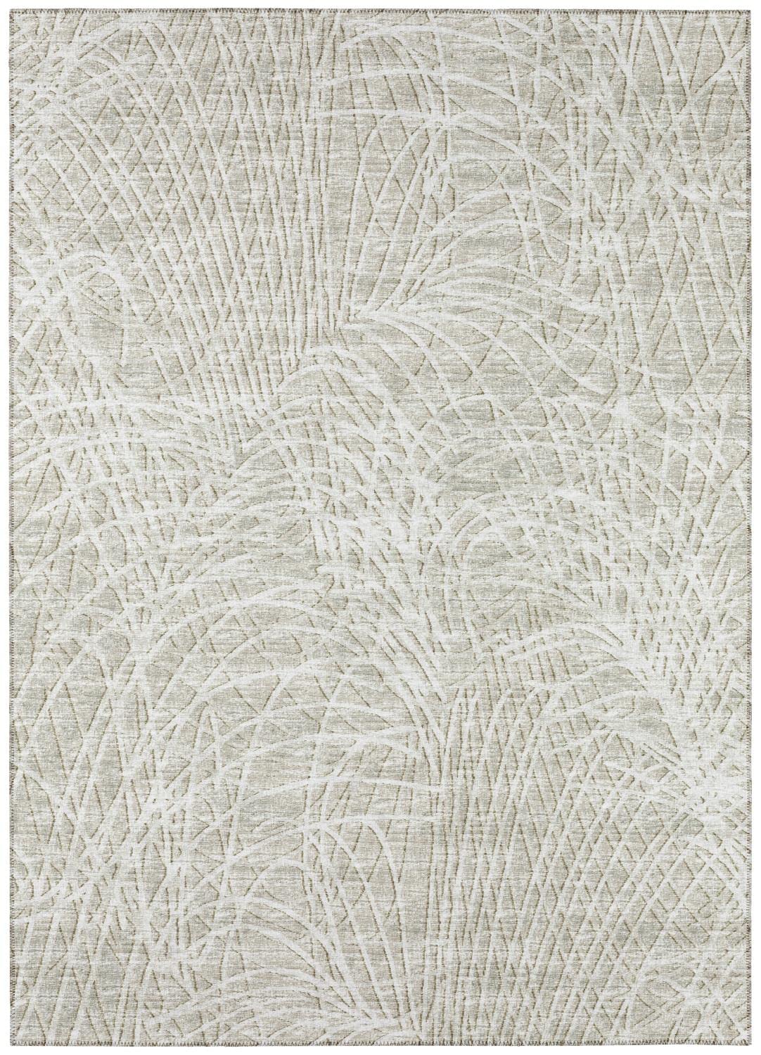 Addison Rugs Rylee Ary32 Beige Washable 3' X 5' Indoor Outdoor Area Rug, Easy Clean, Machine Washable, Non Shedding, Bedroom, Entry, Living Room, Dining Room, Kitchen, Patio Rug