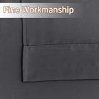 Nicetown Short Blackout Curtains For Rv Camper, Kitchen Window Shades 36 Inch Long For Over Sink, Thermal Insulated Rod Pocket Curtain Panels For Bathroom Office, 1 Pair, Grey, 34W X 36L