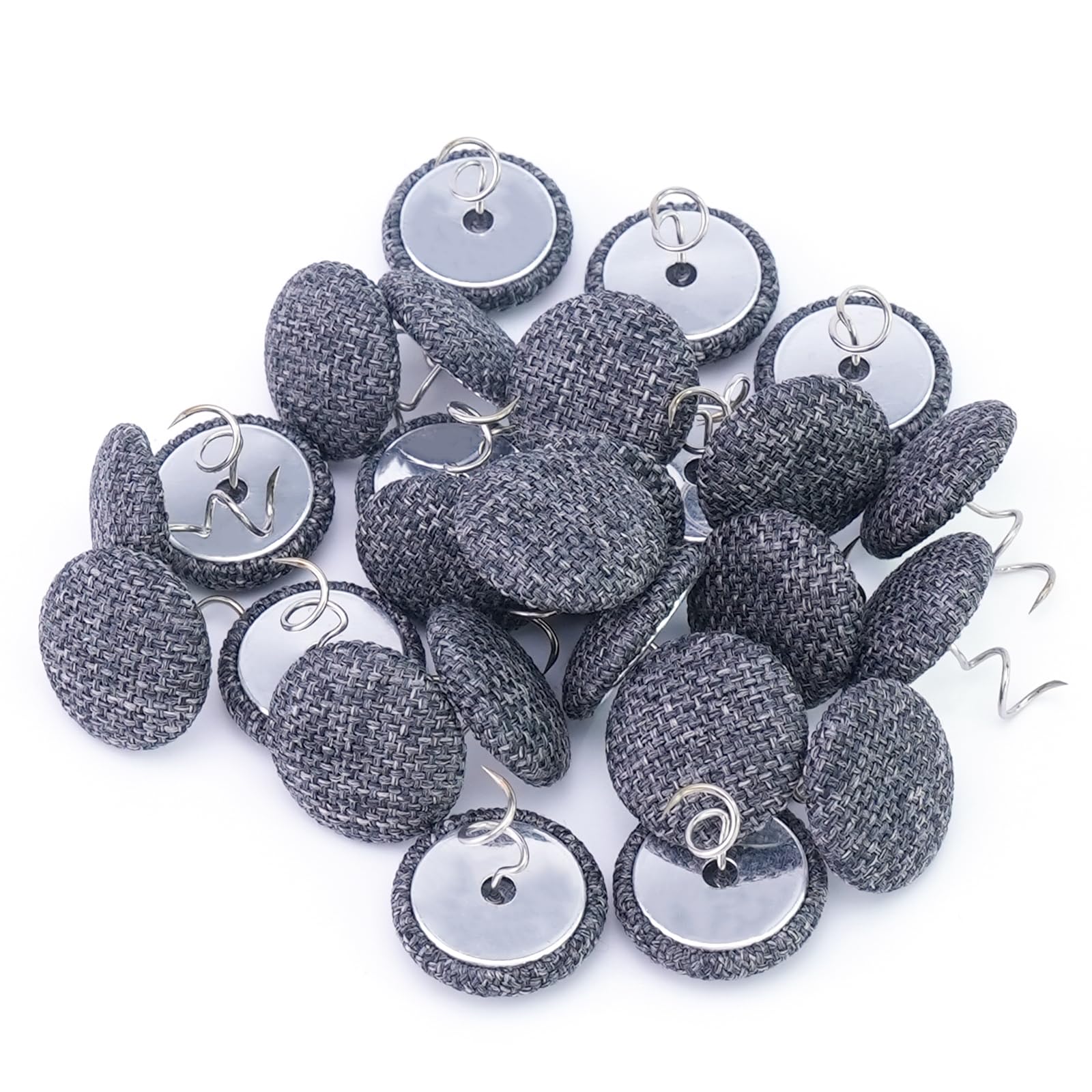 Stitchpro 25 Pcs Bed Skirt Pins 0.8' Upholstery Tacks Twist Pins Headliner Pins For Bedskirts Slipcovers Armrest Covers And Uph