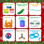 Hellojoy Christmas Pop Fidgets Advent Calendar 2024 For Boys Girls, 24 Days Countdown Calendar Push Pop Bubble Set Sensory Toys