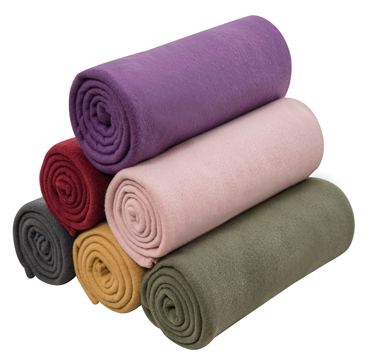 Special Sg Glory Fleece Throw Blanket Set Bulk For Travel Kids Outdoor Wedding Pet (Assorted #5, Pack Of 6 50X60 Inches)