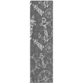 Addison Rugs Harpswell Ahp39 Smoke 2'3" X 7'6" Indoor Outdoor Runner Rug, Easy Clean, Machine Washable, Non Shedding, Bedroom, Living Room, Dining Room, Kitchen, Patio Rug