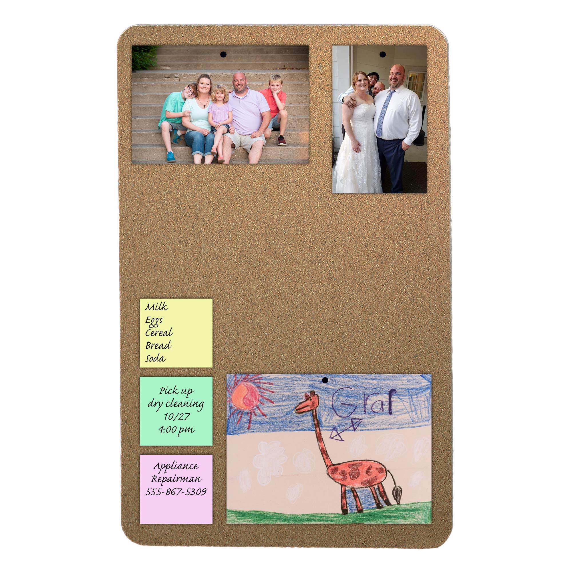 Frameless Light Brown Cork Bulletin Board - Great For The Classroom, Home, And Office - 24' X 26' X 0.5', Pack Of 2 Boards