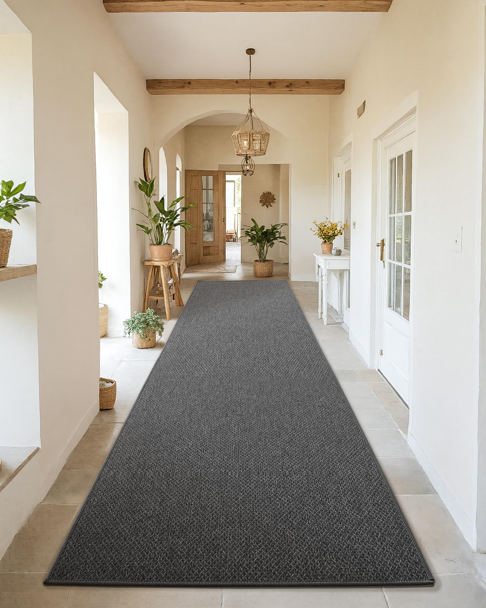 Color&Geometry Door Mat 3 'X10 ' Runner Rug With Rubber Backing, Non Slip Washable Hallway Runner Rug Kitchen Runner Rug, Carpet