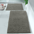LuxUrux Bathroom Rugs 2 Piece Set-Extra-Soft Plush Bath mat Shower Bathroom Rugs,1 Chenille Microfiber Material, Super Absorbent