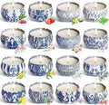 YOROXRG Scented Candles Gifts Set 16 Pack Soy Wax Travel Tin Jar Candles for Home 2.5 OZ Scented Candles for Mom for Christmas, 