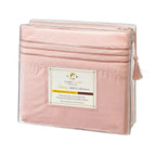 Clara Clark Bed Sheets, Premier 1800 Series 4 Piece Bed Sheet Set, Deep Pocket, Wrinkle, Fade, Stain Resistant, Luxury Soft Bedding Sheets & Pillowcases, Twin, Peach