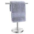 Zitalupy T-Shape Bath Hand Towel Holder Stand, Stainless Steel Free Standing Hand Towel Rack with Heavy Base, for Bathroom Kitch