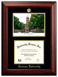 Campus Images SC994LGED Clemson University Embossed Diploma Frame with Lithograph Print, 8.5 x 11, Gold