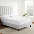 Serta Air Dry Basic Comfort Performance Fabric Quilted Mattress Pad, Cooling and Breathable Mattress Cover, Moisture Wicking Pro