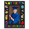 PETCEE Kindergarten Graduation Picture Frame Preschool First Graduation Photo Frame 2024 Pre-K Graduation Picture Frame Gifts fo