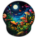 Limkrian Mushroom Mouse Pad, Ergonomic Mouse Pad With Wrist Rest, Gaming Mouse Pad Wrist Support With Non-Slip Pain Relief Pu Ba