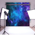 Apdidl Extra Large Galaxy Space Tapestry For Bedroom Aesthetic 90'' X 71'' Blue Starry Sky Stars Universe Tapestry Mysterious Ne