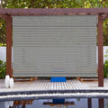 Patio Paradise Shades Roll Up Outdoor 7 Wx6.5 H Roller Shade Exterior Patio Blinds for Outside Porch Deck Balcony Pergola Carp