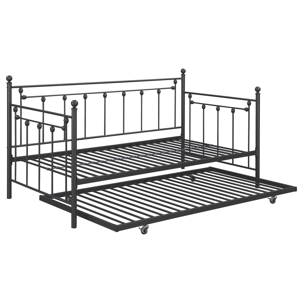 Coaster Nocus Twin Daybed with Trundle, Gunmetal