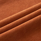 MIULEE Burnt Orange Chenille Couch Pillow Covers 18x18 Inch, Set of 2 Soft Decorative Square Throw Pillows for Sofa Living Room