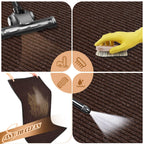 Door Mat Heavy Duty Outdoor Indoor Doormat Low Profile Front Door Mat Large 31X47 Inch Brown Entrance Welcome Mats Easy Clean Pa