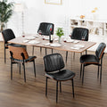 Yafiti Dining Chairs Set Of 6, Dining Room And Kitchen Chairs, Fsc Certified Mid Century Modern Accent Chair, Upholstered Pu Lea