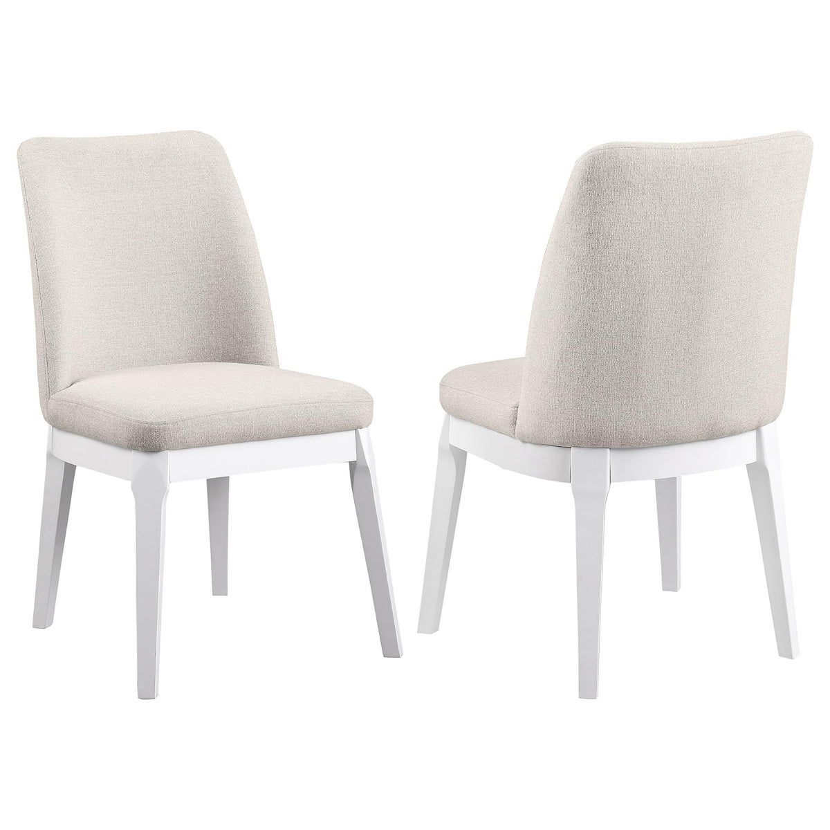 Coaster Home Furnishings Carissa Upholstered Dining Side Chair Beige (Set of 2)