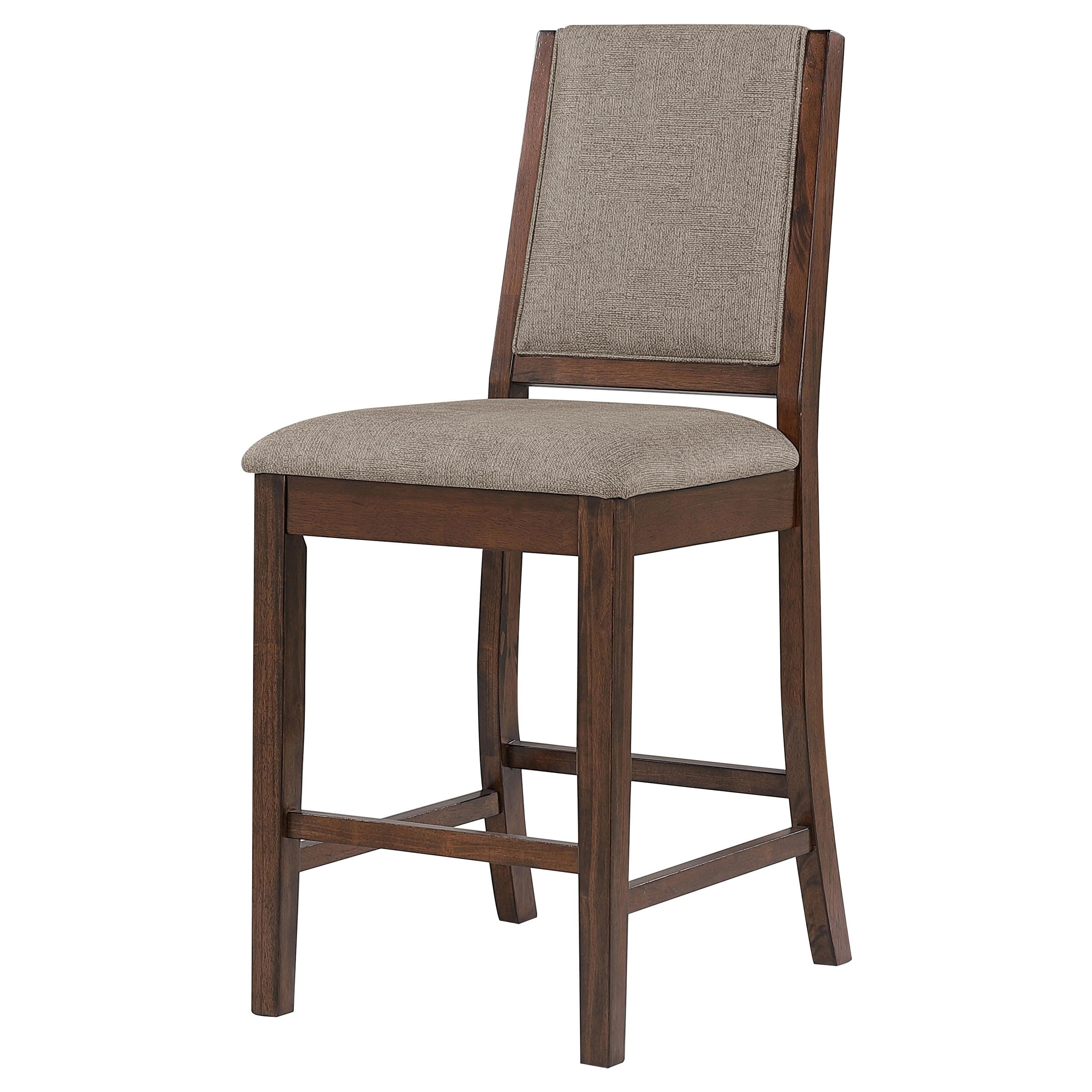 Coaster Home Furnishings Patterson Upholstered Counter Chair Mango Oak (Set of 2)