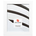 Craig Frames 26267 18 by 24-Inch Picture Frame, Smooth Wrap Finish, 1.26-Inch Wide, White Satin