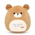Easfan 13' Get Well Soon Puppy Plush Pillow Soft Cute Shar Pei Dog Plush Get Well Soon Gifts For Kids Patient Feel Better For W