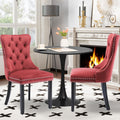 Soartalent 3-Pieces 31.5' Round Dining Table Set For 2, Black Dining Table & Velvet Upholstered Dining Chairs Set Of 2 For Kitc