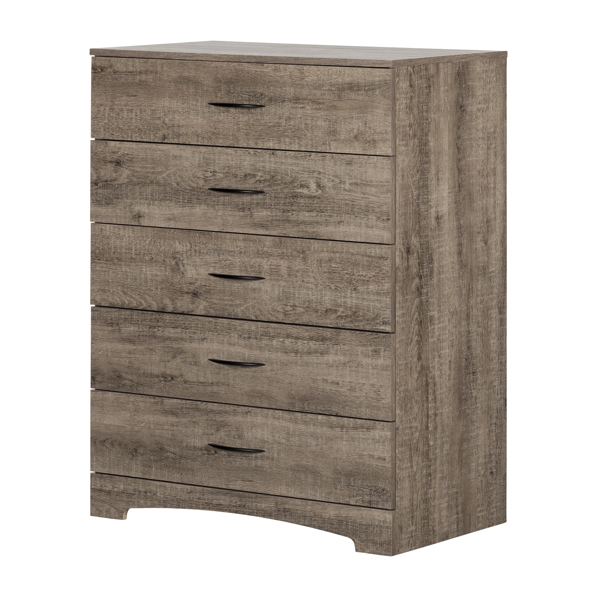 South Shore Step One 5-Drawer Chest Dresser, Weathered Oak