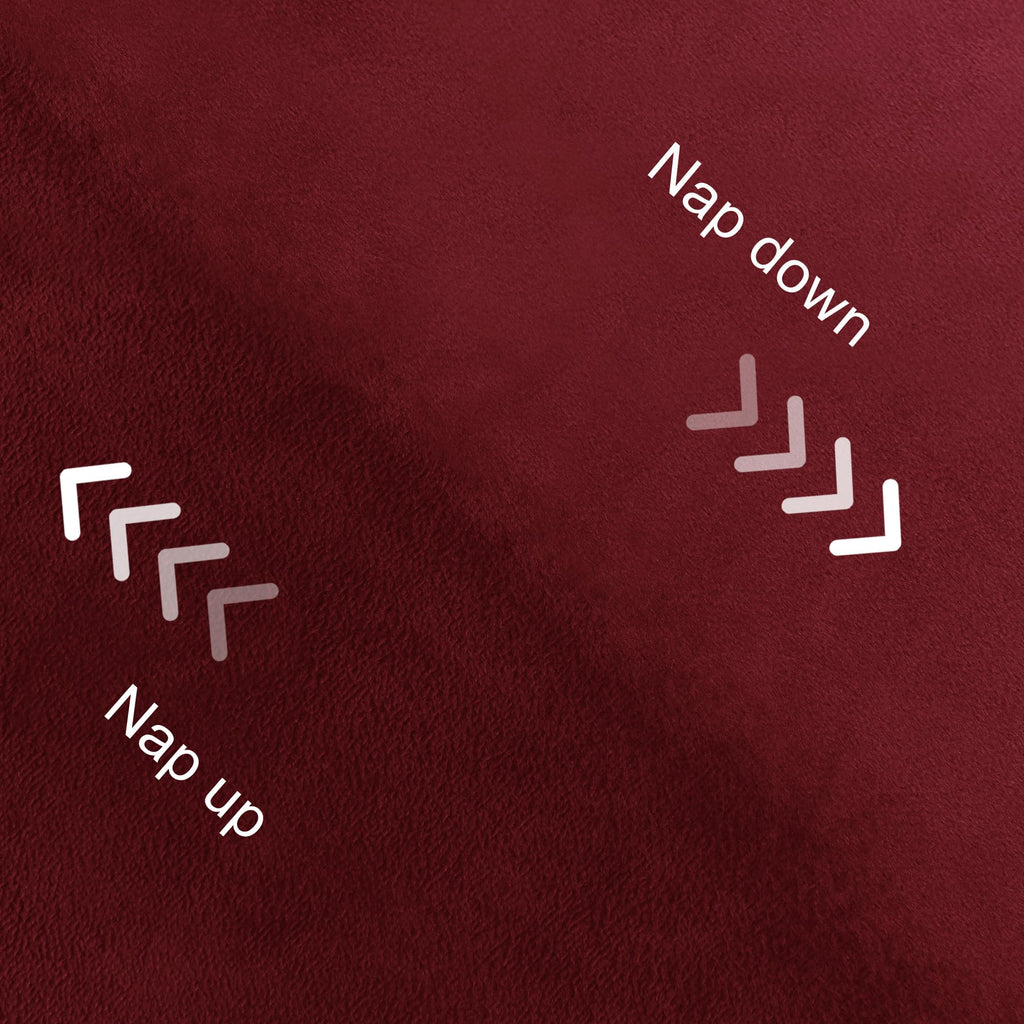 Dwcn Wine Red Blackout Velvet Curtains Tieable Grommet Thermal Insulated Christmas Holiday Decorative Backdrops For Living Room