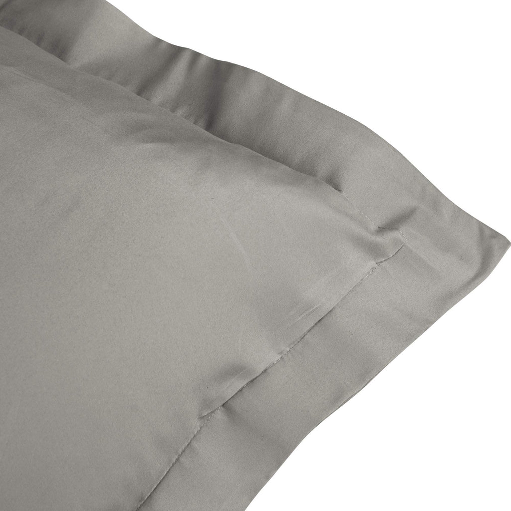 Bedsum 100% Brushed Microfiber Queen Pillow Shams Set Of 2, Super Soft And Cozy, Wrinkle, Fade, Stain Resistant 20X30 Oxford Pil