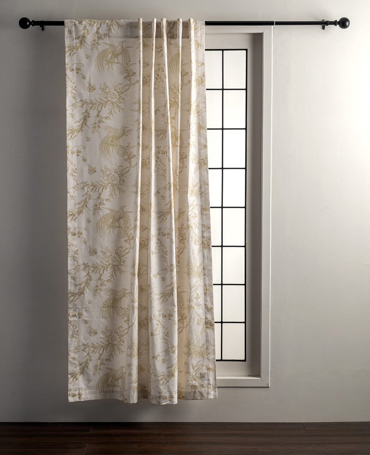 Maison D' Hermine 100% Cotton Curtain - 50'X124' Sage Decorative Curtain - Aesthetic Curtains For Farmhouse, Kitchen & Bedroom