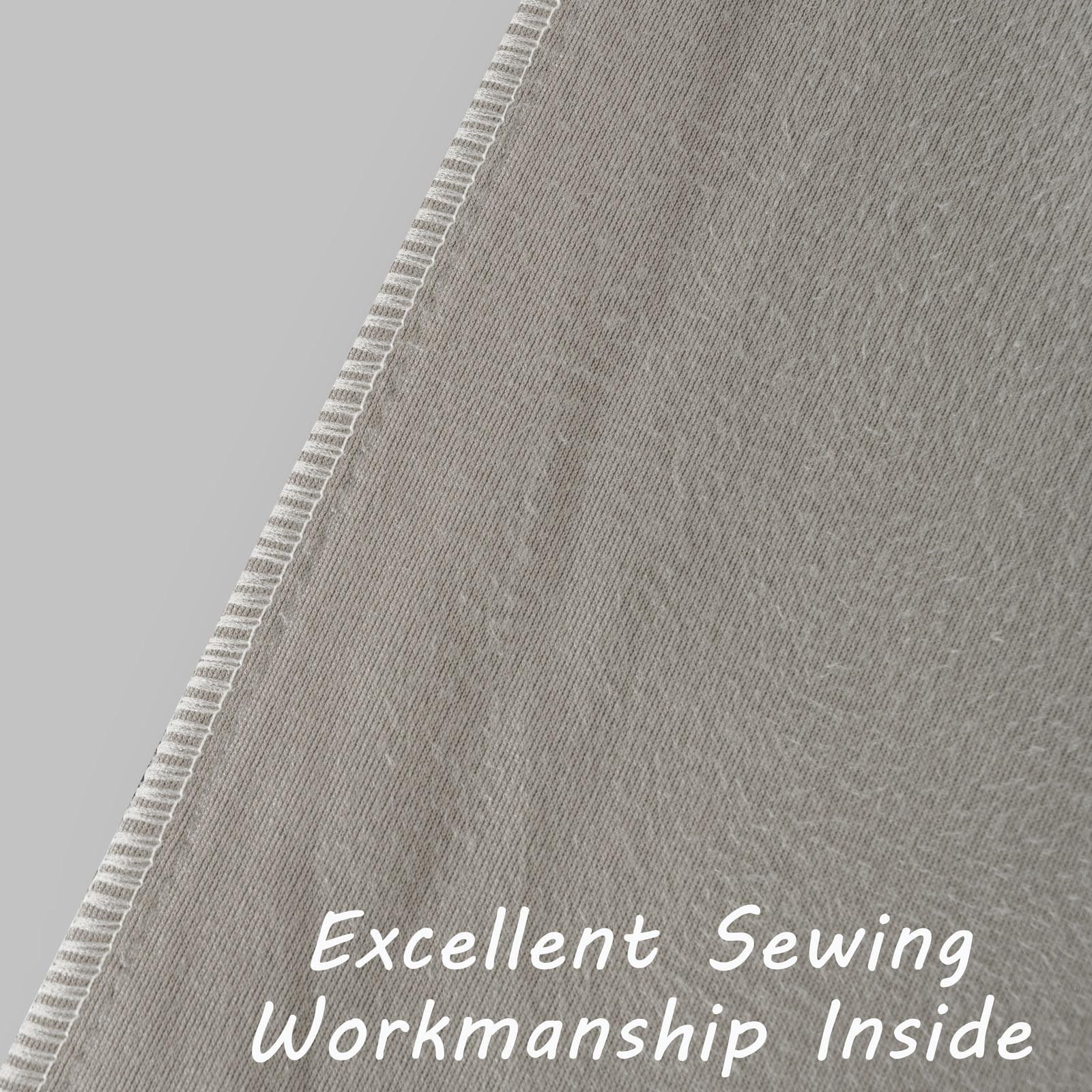 Futei Grey Boho Throw Pillow Covers With Tassels 24X24 Inch Set Of 2,Soft Velvet Decorative Euro Pillow Shams,Home Decor For Cou