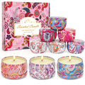 Scented Candles Gifts Set for Women, 9 Pack Aromatherapy Candles Pack Soy Wax Include Lavender, Jasmine and Vanilla Scented for 