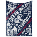 Innobeta Baseball Gifts For Boys Blanket Throw From Mom Dad For Teen Sport Fans Kids Adults - Baseball Everyday - 65' X 50'