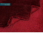 Pavilia Soft Fleece Burgundy Dark Red Throw Blanket For Couch, Lightweight Plush Warm Blankets For Bed, Fuzzy Cozy Flannel Blank