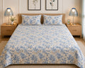 RT Looms Cotton Feel Bedsheet with 2 Pillow Covers | Comfortable Bedding for Home, Guest Room & Daily Use Lightweight & QuickDr
