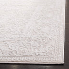 Safavieh Reflection Collection Area Rug - 5'1'' X 7'6'', Creme & Ivory, Vintage Distressed Design, Non-Shedding & Easy Care, Ide