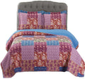 Royal Tradition Kenzy Reversible Coverlets, Twin Xl Over-Sized 2Pc Quilt Set (68-Inch Wide X 90-Inch Long) Lightweight Bedspread