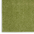 Nourison Essentials Indoor/Outdoor Green 6' X 9' Area -Rug, Easy -Cleaning, Non Shedding, Bed Room, Living Room, Dining Room, Backyard, Deck, Patio (6X9)