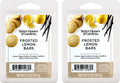 Maclock Better Homes and Gardens Scented Wax Cubes 2.5oz 2-Pack (Frosted Lemon Bars), Neutral, BG154