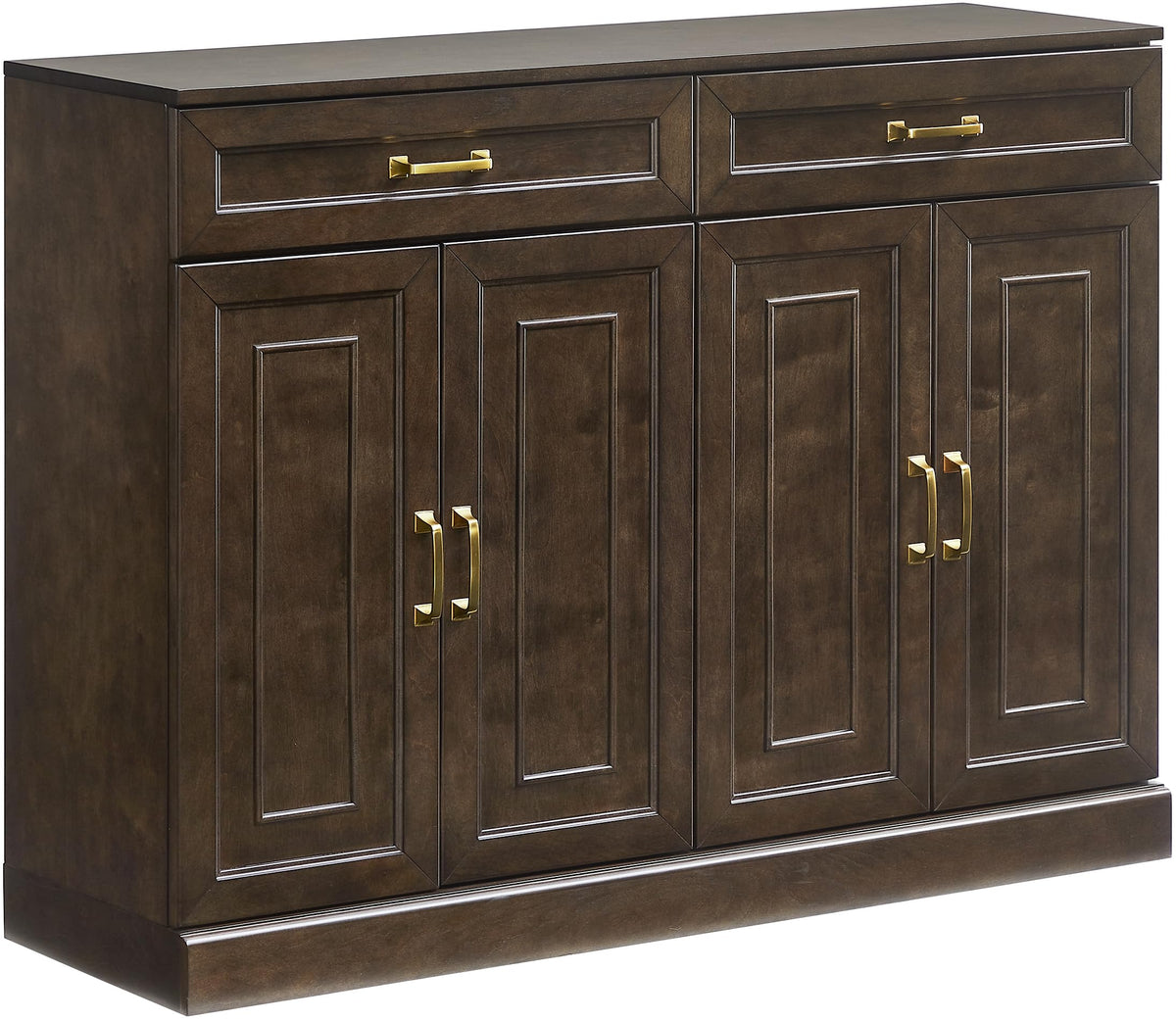 Crosley Furniture Stanton Traditional Sideboard Buffet Cabinet with Storage, Coffee