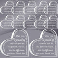 Geelin 12 Pcs Coworker Employee Appreciation Gift Thank You Gift May You Be Proud Retirement Plaque Inspirational Acrylic Trophy