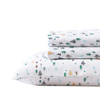 Eddie Bauer Twin Sheets Set - Stain-Resistant Toddler Bedding with Sham, Super Soft in Dreamland Green, Model USHSA01241799